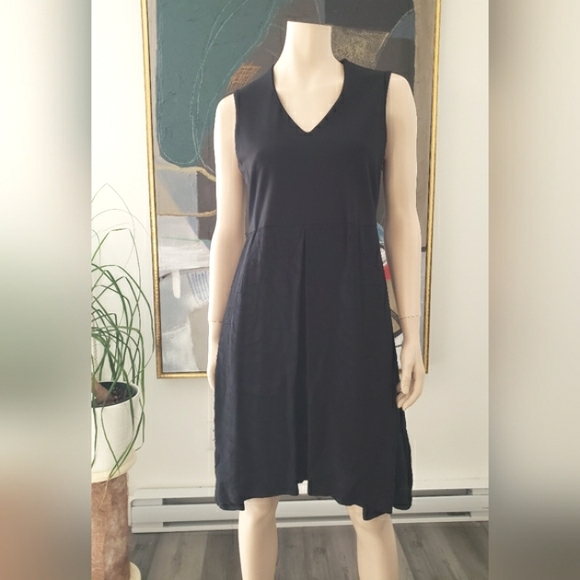 Liviana Conti | Sleeveless V-neck Midi Dress - Picture 1 of 9